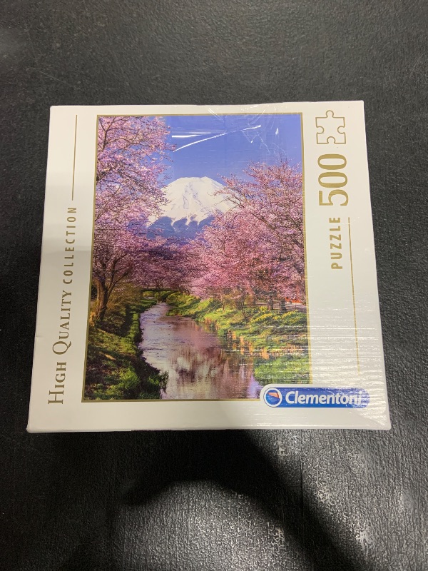 Photo 1 of Clementoni Fuji Mountain 500 Piece Jigsaw Puzzle for Adults (Square Box)