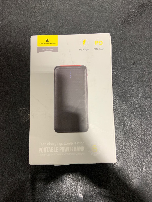 Photo 1 of RETMSR Portable Charger, Power Bank 30000mAh Battery Pack with 22.5W Fast Charging, 4 Outputs External Charger PD 20W USB C for iPhone, Samsung, Pad Mini, and More