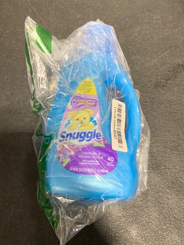 Photo 1 of Snuggle Exhilarations Liquid Fabric Softener, Lavender & Vanilla Orchid, 32 Fluid Ounces