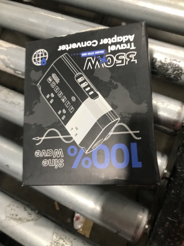 Photo 1 of DOACE 220v to 110v Voltage Converter for European Travel: Max 500W Pure Sine Wave Voltage Converter US to Europe - 220 to 110 International Power Adapter Plug Combo Step Down Transformer Black