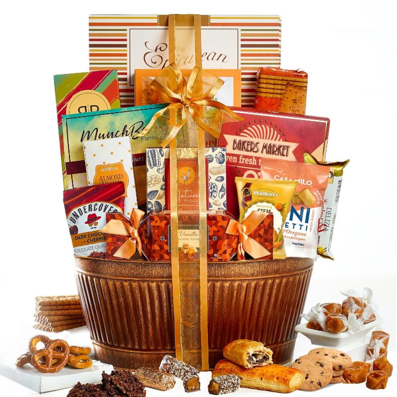 Photo 1 of Broadway Basketeers Gift Basket Gifts for Women, Men, Families, Fathers Day, College, Appreciation, Thank You Present, Birthday, Corporate, Get Well, Sympathy Care