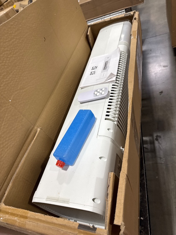 Photo 1 of Evaporative Air Cooler, 41" Windowless Portable Air Conditioner, 3-in-1 Cooling Fans that Blow Cold Air, 4 Ice Packs, 12H Timer, 26ft Remote, 120° Oscillation, Queit Swamp Cooler for Room
