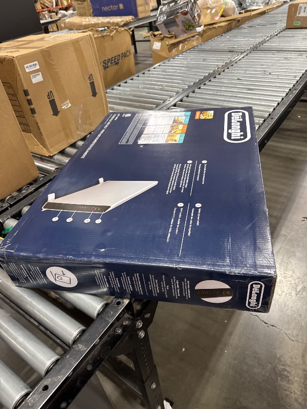 Photo 1 of DeLonghi Convection Panel Heater, Full Room Quiet 1500W, portable electric heater is freestanding/easily wall mounted. Energy Saving, quick heat distribution, timer, white, HCX9115E