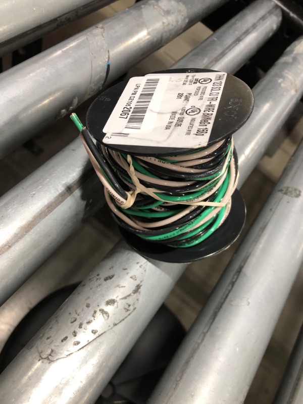 Photo 1 of Southwire 15 ft. 12/3 Black/White/Green Solid CU THHN Tri-Wire