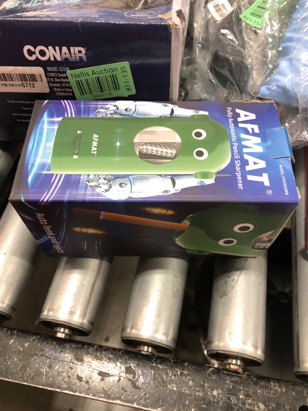 Photo 1 of AFMAT Electric Pencil Sharpener for Colored Pencils 7-11.5mm, Fully Automatic Pencil Sharpener, Auto in & Out, Rechargeable Hands-Free Pencil Sharpener for Large Pencils, Sketch Pencils, Green