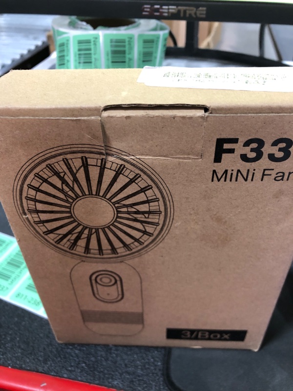 Photo 1 of Mini Portable Fan 3 Pack, Cute Handheld Battery Operated Lightweight Small Personal Fan with 3 Speeds and USB Rechargeable Eyelash Fans for Stylish Girl Kids Women Men Office Outdoor Travel Camping