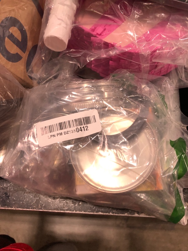 Photo 1 of Ball Jar Stainless Steel One-Piece Mason Jar Lids, Wide Mouth, 6-Pack,Silver