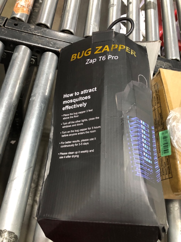Photo 1 of GOOTOP Bug Zapper Outdoor, Mosquito Zapper, Electric Fly Zapper, Mosquito Killer, Fly Traps, 3 Prong Plug, Flying Insects Zapper Indoor Outdoor 90-130V, 4200V, ABS Plastic Outer (Black)