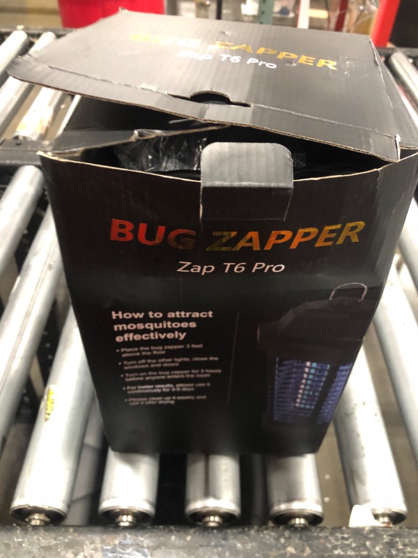 Photo 1 of GOOTOP Bug Zapper Outdoor, Mosquito Zapper, Electric Fly Zapper, Mosquito Killer, Fly Traps, 3 Prong Plug, Flying Insects Zapper Indoor Outdoor 90-130V, 4200V, ABS Plastic Outer (Black)
