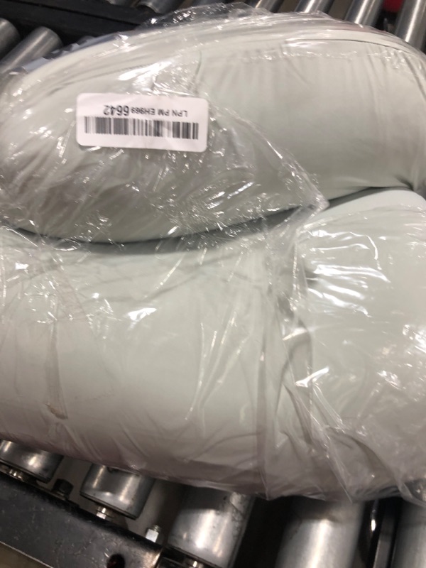 Photo 1 of C CUSHION LAB Deep Sleep Pillow, Patented Ergonomic Contour Design for Side & Back Sleepers, Orthopedic Cervical Shape Gently Cradles Head & Provides Neck Support & Shoulder Pain Relief - Calm Grey