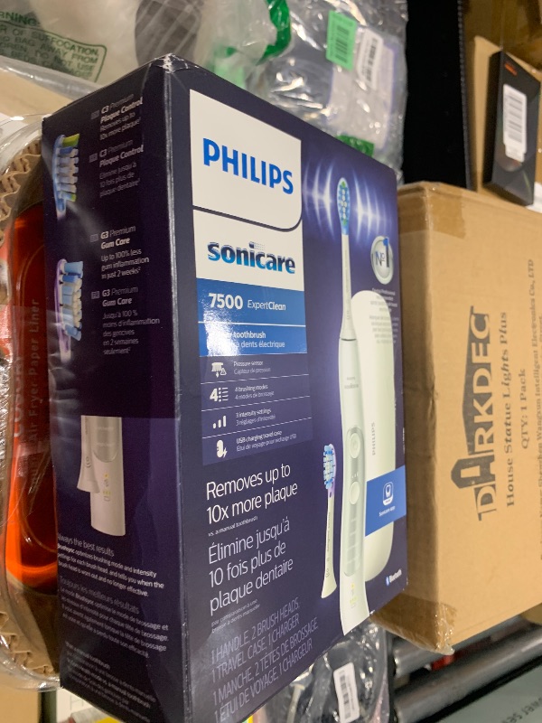 Photo 1 of Philips Sonicare ExpertClean 7500 White, Rechargeable Electric Power Toothbrush, HX9690/06
