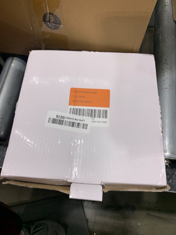 Photo 1 of VIKITON 7.5 Inch Hole Saw with Arbor for Metal Wood Plastic, 7-1/2 in Bi-Metal Hole Cutter for Different Project with Smooth and Flat Drilling Edge, Fast Chip Removal,Lighter and Portable