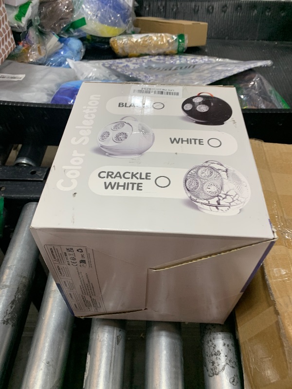 Photo 1 of Bubble Machine Automatic Spherical Bubble Blower for Kids Rechargeable Portable LED RGB Lights with 3 Speed Levels,Blow 30000+ Bubbles/Min Auto Rotating 45°/360° for Birthday Wedding (Black)