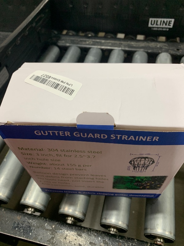 Photo 1 of Gutter Guard 3 Inch 304 Stainless Steel Filter Strainer Fits for 2.6" ~ 3.7" Round Downspout, Stops Leaves Seeds and Other Debris Gutter Cleaning Tool – 4 Pack