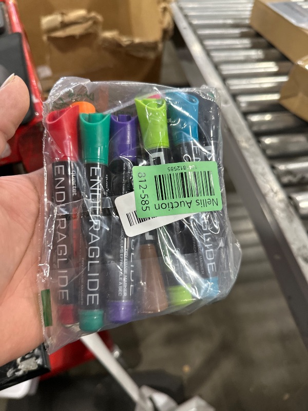 Photo 1 of Quartet Dry Erase Markers, Whiteboard Markers, Chisel Tip, EnduraGlide, White Board Dry Erase Pens for Teachers, Home, School & Office Supplies, Assorted Colors, 12 Pack (5001-18MA)