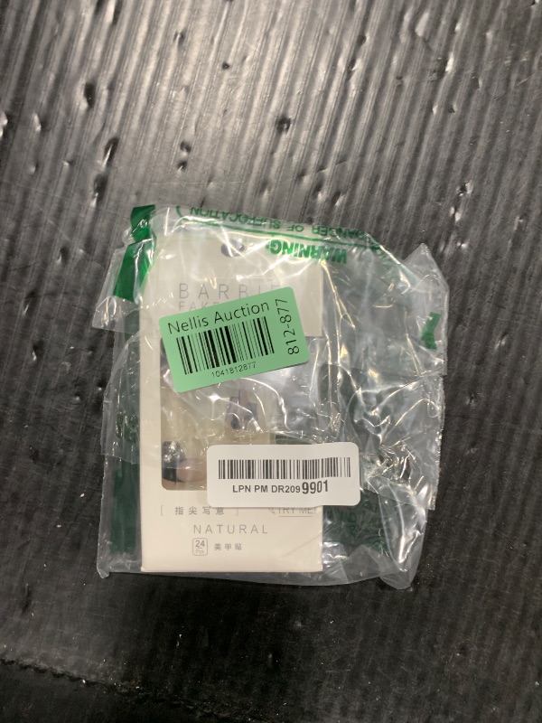 Photo 1 of HUIYUNTIAN Press nails natural paste nails, perfect fit, full coverage, square fake nails, coffin nail pieces dark bows 24 pieces
