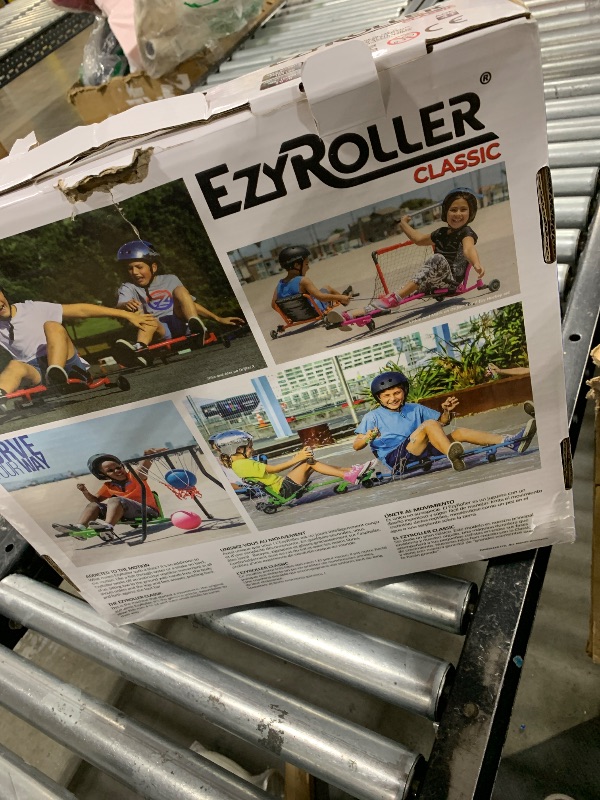 Photo 1 of EzyRoller Classic Ride On Scooter and Go Kart for Kids Ages 4+ - Blue LED Limited Edition