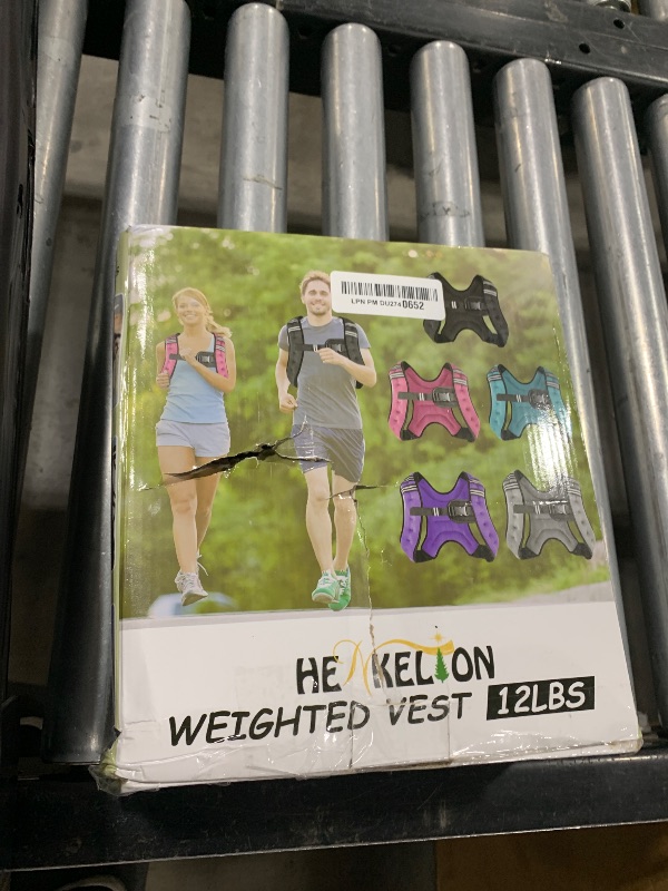 Photo 1 of Henkelion Weighted Vest Weight Vest for Men Women Kids Weights Included, Body Weight Vests Adjustable for Running, Training Workout, Jogging, Walking