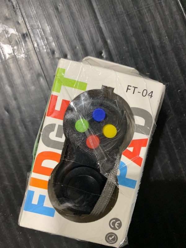 Photo 1 of WTYCD Original Fidget Toy Game, Rubberized Classical Controller Fidget Concentration Toy with 8-Fidget Functions and Lanyard - Excellent for Relieving Stress and Anxiety