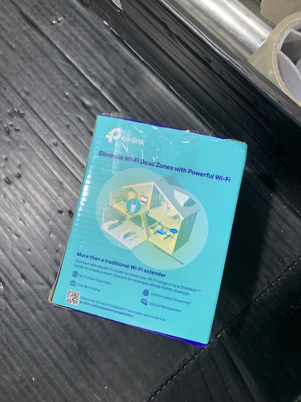 Photo 1 of TP-Link AC1200 WiFi Extender, 2025 Wirecutter Best WiFi Extender, 1.2Gbps home signal booster, Dual Band 5GHz/2.4GHz, Up to 1600 Sq.ft and 32 Devices, EasyMesh Compatible, One Ethernet Port (RE315)