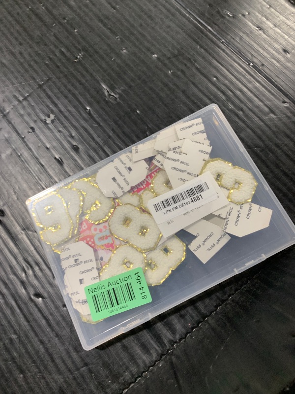 Photo 1 of Patches Number Chenille White for Clothing: NICEVINYL 40Pcs Embroidery Self-Adhesive 2.2inch Numbers 0-9 Applique for Team Jerseys Sports Football Jeans Bags Decors