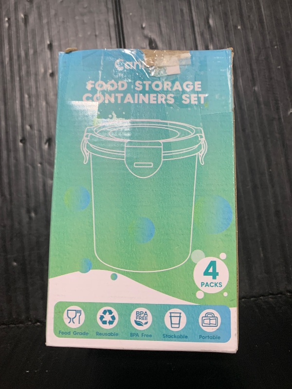 Photo 1 of Canfanni Overnight Oats Containers with Lids, 4 Pack 13oz Overnight Oats Jars, Plastic Mason Jars, BPA Free, Portable, Leak Proof Oatmeal Containers for Yogurt, Soup, Cereal, Milk and Salad