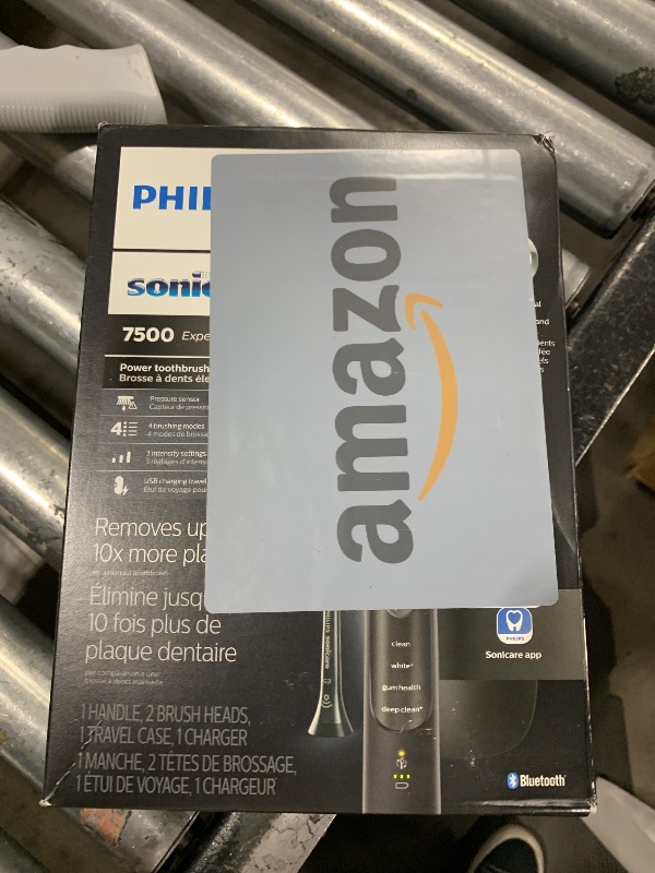 Photo 1 of Philips Sonicare ExpertClean 7500 Black, Rechargeable Electric Power Toothbrush, HX9690/05