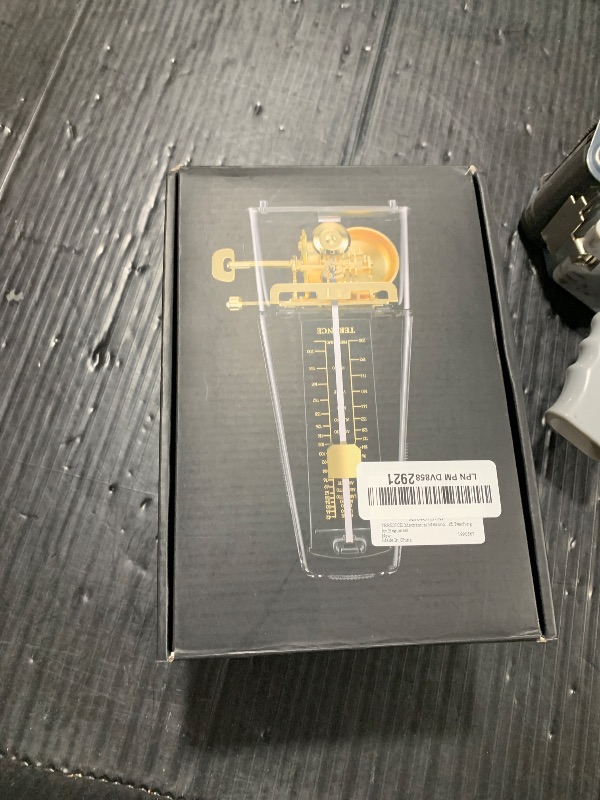 Photo 1 of TERENCE Mechanical Metronome for Piano Guitar Violin Bass Drum and Other Musical Instruments Loud Sound and High Precision Track Beat and Tempo, Portable Metronome Gift Teaching for Beginners