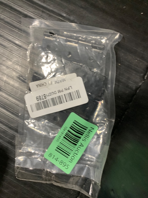 Photo 1 of Antrader Cabinet Gate Closet Door Hinge 2-2/5'' Long Home Furniture Hardware Folding Butt Hinge Black Pack of 6