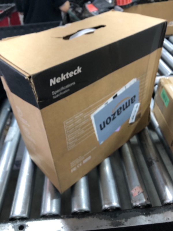 Photo 1 of Nekteck Shiatsu Foot Massager Machine with Soothing Heat, Deep Kneading Therapy, Air Compression, Improve Blood Circulation and Foot Wellness,Relax for Home or Office Use(Gray)