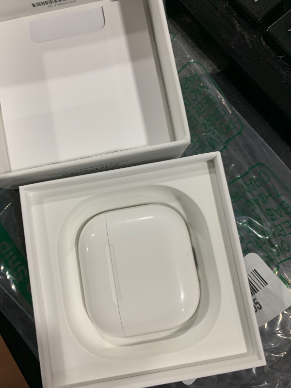 Photo 1 of Apple AirPods 4 Wireless Earbuds, Bluetooth Headphones, with Active Noise Cancellation, Adaptive Audio, Transparency Mode, Personalized Spatial Audio, USB-C Charging Case, Wireless Charging, H2 Chip