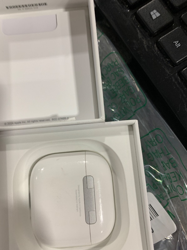 Photo 1 of Apple AirPods 4 Wireless Earbuds, Bluetooth Headphones, with Active Noise Cancellation, Adaptive Audio, Transparency Mode, Personalized Spatial Audio, USB-C Charging Case, Wireless Charging, H2 Chip