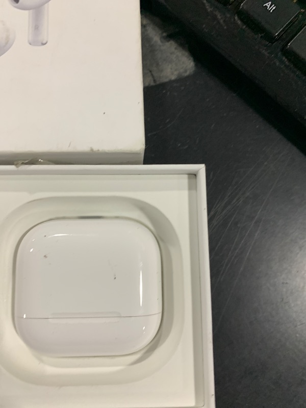 Photo 1 of Apple AirPods 4 Wireless Earbuds, Bluetooth Headphones, with Active Noise Cancellation, Adaptive Audio, Transparency Mode, Personalized Spatial Audio, USB-C Charging Case, Wireless Charging, H2 Chip