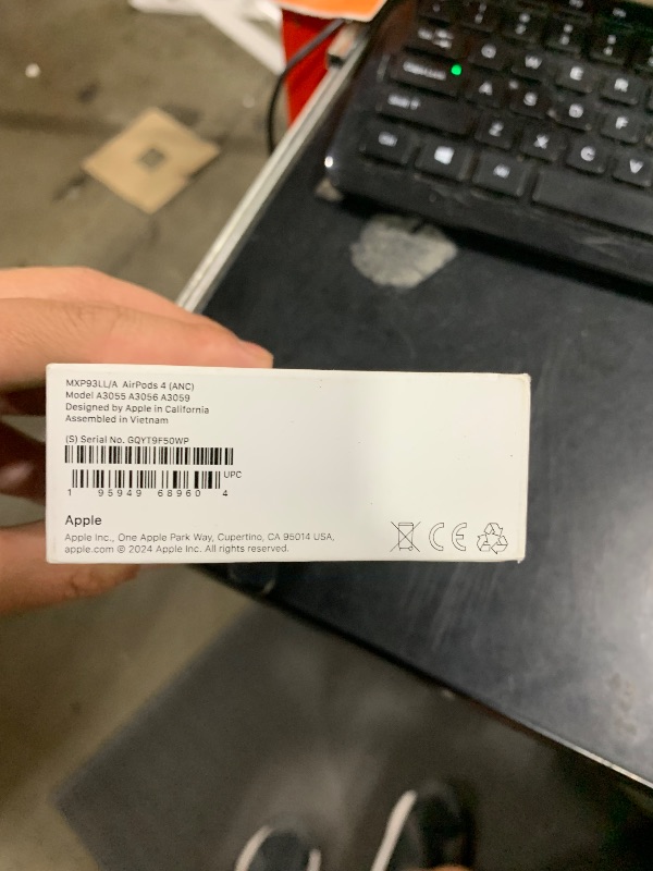 Photo 1 of Apple AirPods 4 Wireless Earbuds, Bluetooth Headphones, with Active Noise Cancellation, Adaptive Audio, Transparency Mode, Personalized Spatial Audio, USB-C Charging Case, Wireless Charging, H2 Chip