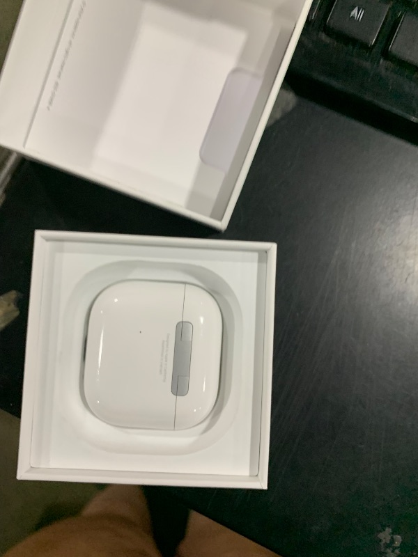 Photo 1 of Apple AirPods 4 Wireless Earbuds, Bluetooth Headphones, with Active Noise Cancellation, Adaptive Audio, Transparency Mode, Personalized Spatial Audio, USB-C Charging Case, Wireless Charging, H2 Chip