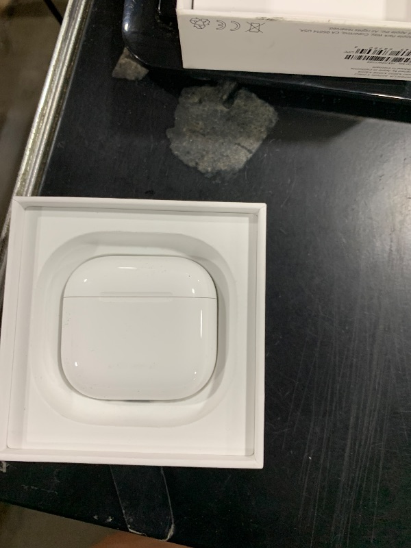 Photo 1 of Apple AirPods 4 Wireless Earbuds, Bluetooth Headphones, with Active Noise Cancellation, Adaptive Audio, Transparency Mode, Personalized Spatial Audio, USB-C Charging Case, Wireless Charging, H2 Chip