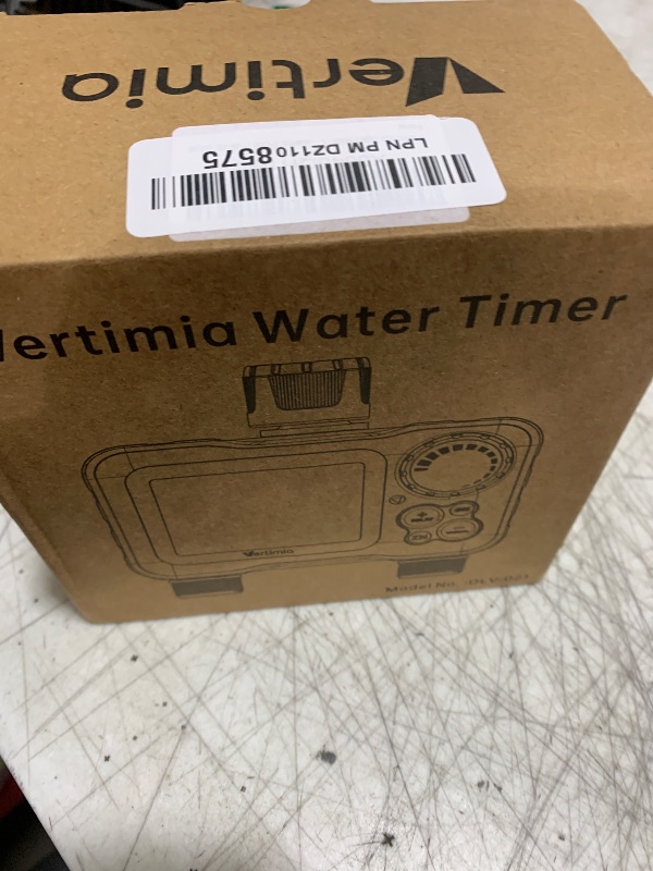 Photo 1 of Vertimia Hose Watering Timer Double-Outlet, Sprinkler Timer Programmable Water Timer for Garden Hose with Rain Delay/Manual Watering/Automatic Irrigation Controller System, Outdoor Lawn Sprinkler