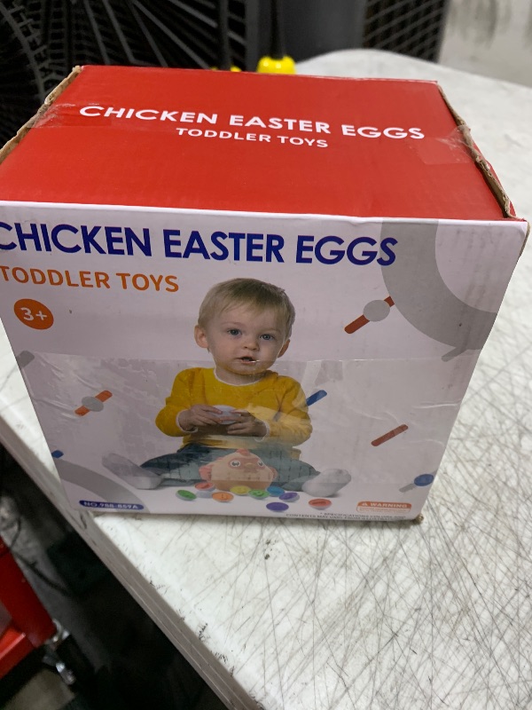 Photo 1 of HYES Matching Eggs for Toddlers 1-3, 12PCS Egg Toys Chicken Montessori Geometric Learning Sensory Toys, Color Shape Sorting Puzzle Game Easter Gifts for Baby Boys Girls