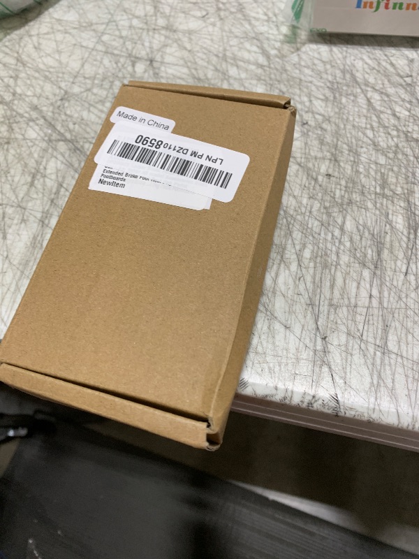 Photo 1 of CPOWACE Larger Brake Pedal Compatible with Can-Am Ryker all model Accessories Black Extended Brake Foot Rest Peg Pedal Footboards