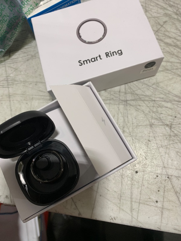 Photo 1 of Domhong Smart Ring for Women Men - Fitness Tracker with Heart Rate/Blood Oxygen/Stress Monitor/Steps/Sleep Tracking, No App Subscription, 5ATM Waterproof Health Rings