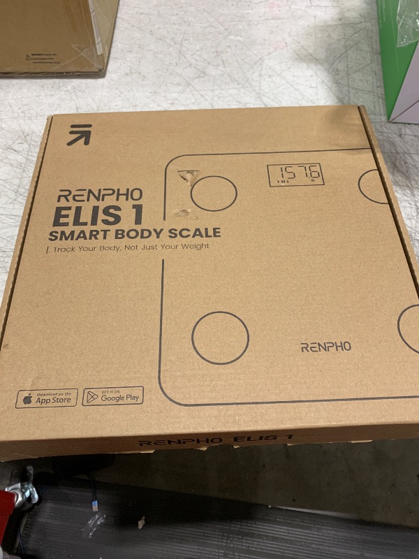 Photo 1 of RENPHO Smart Scale for Body Weight, FSA HSA Eligible, Digital Bathroom Scale BMI Weighing Bluetooth Body Fat Scale, Body Composition Monitor Health Analyzer with Smartphone App, 400 lbs - Elis 1