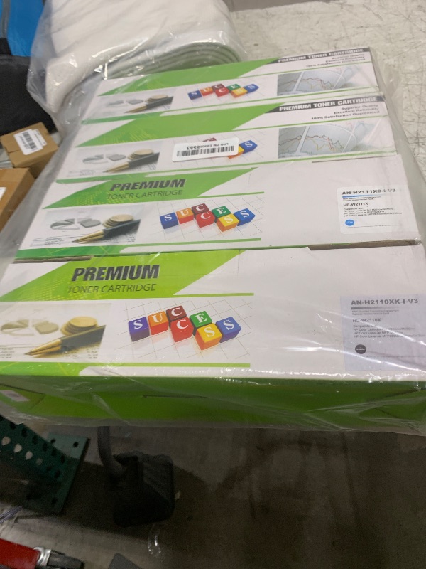 Photo 1 of 206X Toner Cartridges High Yield 4 Pack Compatible for HP 206X 206A Set for HP Color Laserjet Pro M255dw M255nw MFP M283fdw M283cdw M282nw M283fdn Printer(Black/Cyan/Yellow/Magenta)