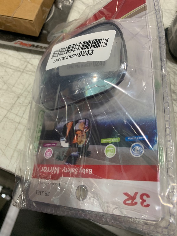 Photo 1 of Automotive Interior Rearview Baby Mirror right Wide Angle Convex Mirror for Infant Toddler Child Children Backseat Adjustable Rearview