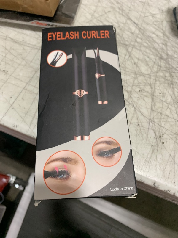 Photo 1 of Heated Eyelash Curler - Fast Heat up in 8s - 3 Heat Modes with USB Rechargeable - Electric Eyelash Curler - 24 Hours Long Lasting, Anti-Burn Eyelid, Black