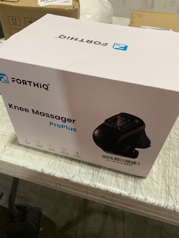 Photo 1 of FORTHiQ Knee Massager Pro+ with Heat, Red Light and Vibration, 6-in-1, Dual-Wavelength - Cordless, Portable, Adjustable Straps, Easy to Use, Saves Your Settings, FSA or HSA Eligible