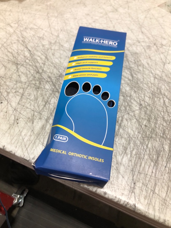 Photo 1 of Plantar Fasciitis Insoles for Men Women - Orthotics Inserts, Shoe Insoles Arch Support Flat Feet Inserts Work Boot Insoles for Standing All Day (Mens 7-7 1/2 | Womens 9-9 1/2)