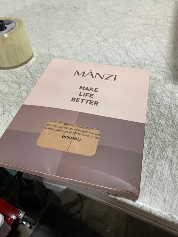 Photo 1 of MANZI 2 Pairs Women's Opaque Control Top Tights Comfort Stretch 70 Denier Pantyhose Tan X-large