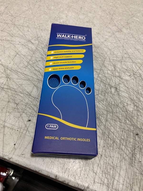 Photo 1 of Plantar Fasciitis Feet Insoles Arch Supports Orthotics Inserts Relieve Flat Feet, High Arch (Mens 7-7 1/2 | Womens 9-9 1/2)