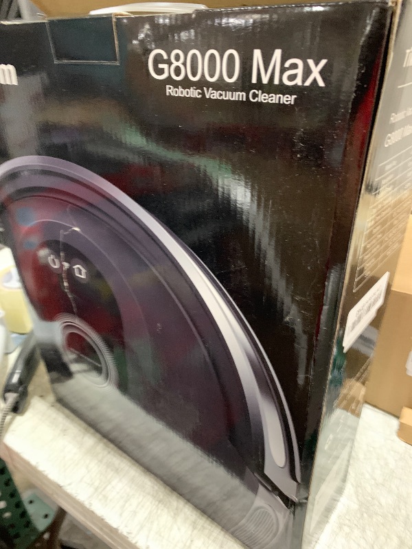 Photo 1 of Tikom Robot Vacuum and Mop Combo, 5000Pa Robotic Vacuum Cleaner, 150 Min Max, App & Remote Control, Ideal for Hard Floor, Carpet, Pet Hair, Self-Charge(G8000 Max)