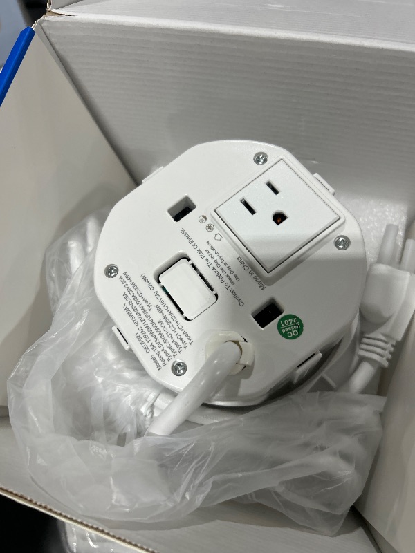 Photo 1 of Pop Up Countertop Outlet with 15W Wireless Charger, PD 65W USB-C Ports & 4 AC Outlets, 800J Surge Protection, 4.75 inch Pop Up Electrical Outlet, 6Ft Cord for Home Office(ETL & FCC Listed)